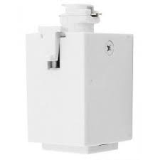 Outlet Adapter 3 Wire H Style Architectural White Track Lighting Accessory Track Lighting Accessories Track Lighting Outlet Adapter