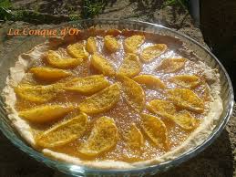 Tarte A L Orange Sur Confiture De Mandarines La Conque D Or Confiture De Mandarine Confiture Tarte