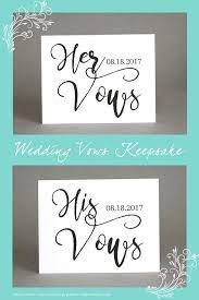 Marriage Vows Card Set Wedding Vow Card His Vows Her Vows Etsy Wedding Cards Handmade Wedding Cards Diy Wedding Decorations