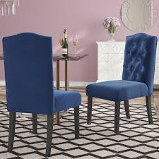 It's a commitment, a tradition and a guiding principle of this rugged brand. House Of Hampton Menard Tufted Velvet Side Chair In Navy Blue Reviews Wayfair