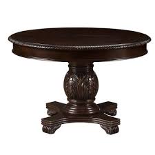 Check spelling or type a new query. Round Wood Pedestal Kitchen Dining Tables Kitchen Dining Room Furniture The Home Depot