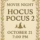 Hocus Pocus 2 secret garden movie night event image