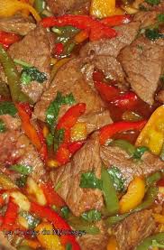 Emince De Boeuf Aux Trois Poivrons Recettes De Cuisine Recette Emince De Boeuf Emince De Boeuf