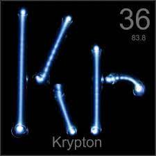 Kryptos the hidden one) is a chemical element with symbol kr and atomic number 36. Pictures Stories And Facts About The Element Krypton In The Periodic Table