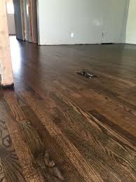 Red Oak Stained Dark Brown Water Pop Red Oak Wood Floors Red Oak Wood Staining Wood