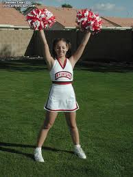 Cheerleader Jordan Capri Cheers With No Panties On - XXX Photos