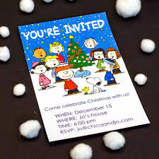 Download Peanuts Charlie Brown Christmas Party Printables Chica And Jo SVG Cut Files