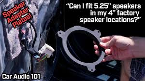 Fiat grande punto front door speakers alpine car speaker kit with adapter pods. Speaker Adapters Can I Fit 5 25 Speakers In 4 Factory Opening Car Audio 101 Youtube
