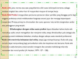 Etika Profesi Ppt Download