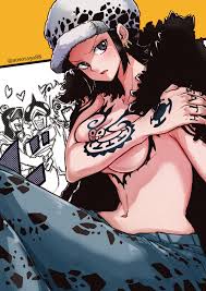 Rule34 - If it exists, there is porn of it  bepo, penguin (one piece),  shachi (one piece), trafalgar law  6857483