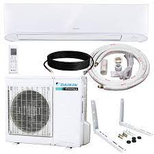 A wall mounted air conditioner, also known as a ductless air conditioner or a split system air conditioner, is a great option when there is no room for a portable unit and/or the home does not support a ducted central air conditioner. Buy Daikin 12 000 Btu 17 Seer Wall Mounted Ductless Mini Split Inverter Air Conditioner Heat Pump System 15 Ft Installation Kit Wall Bracket 230 Volt 12 000 Btu Online In Indonesia B07dy92wxg