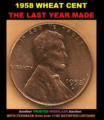 1958 Lincoln Wheat Cent Penny Last Year Made Circulated Coin 14 1238 Rare Coins Worth Money Valuable Pennies Old Coins Worth Money