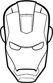 How To Draw Iron Man Easy Step By Step Drawing Guide By Dawn Dragoart Com Iron Man Birthday Iron Man Face Iron Man Mask