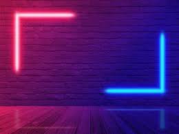 Quarto Da Parede De Tijolo Da Luz De Neon Light Brick Neon Light Wallpaper Neon Lighting
