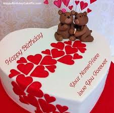 Heart Birthday Wish Cake With Name Download Heart Birthday Wish Cake Pic With Nam Birthday Wishes Cake Happy Birthday Wishes Cake Happy Birthday Wishes Images