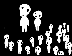 In order to satisfy their own needs for land and resources. Kodama Princess Mononoke Photoshop Free Brushes 123freebrushes