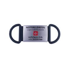 Notfall Id Notfall Tag Silikon Schwarz Docmorris