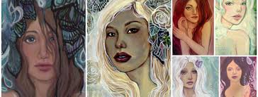 Sleeps with Butterflies : original acrylic painting