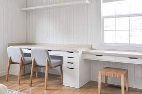 Her clever customisations are inspiring and offer excellent ideas for bespoke solutions on a keen budget. Diy Desk Built In With Ikea Alex Desk Drawer Hack Hydrangea Treehouse