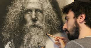 Famous artists cartoon course lesson 11 drawing in the panel. Artist Spends 100s Hours Drawing Hyperrealistic Art Using Renaissance Techniques Bored Panda