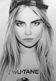 Cara Delevingne Amazing Draw Portrety Znamenitostej Portret Risunki Lica