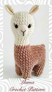 Plush Llama Crochet Pattern Amigurumi Etsy In 2021 Crochet Toys Patterns Crochet Patterns Amigurumi Plush Pattern