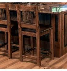 Rustic wood and iron bar stools. Rustic Log Iron Reclaimed Wood Bar Stools And More