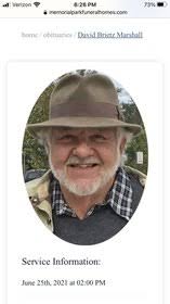 Just found out today that David Marshall, class of 75 or 76 passed away  yesterday.