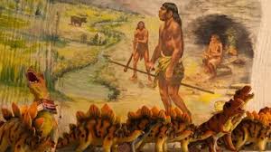 Image result for images jesus and cave men