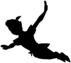 Clip Art Peter Pan Quotes Quotesgram Peter Pan Silhouette Disney Silhouettes Disney Silhouette
