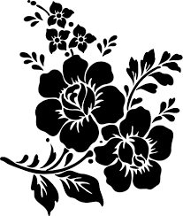 Gambar bunga hitam putih untuk mewarnai berbagi cerita inspirasi. Lukisan Mural Simple Hitam Putih Cikimm Com