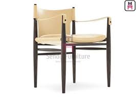 These seats are typically seen in the middle of dining. Ash Wood Frame Restaurant Dining Room Chairs Armrest Modern For Hotel Lobby