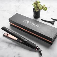 Black And Rose Gold Hair Straightener Rose Gold Tres Sleek Flat Iron Foxybae Flat Iron Hair Straightener