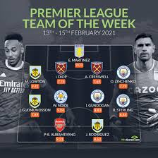 Fulham beat brentford who were. Man City And Burnley Trios Dominate Premier League Team Of The Week