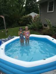 Use A Chlorine Sanitizer In A Kiddie Pool Keeps Pool Clear For Days No More Draining And Filling Every Other Day Kiddie Pool Pool Swimming Pools