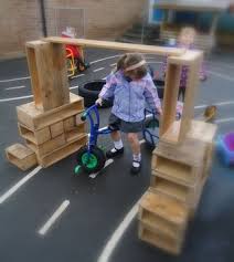 Outdoor Area Makeover Update Construction Play Area Building For Kids Preschool Garden