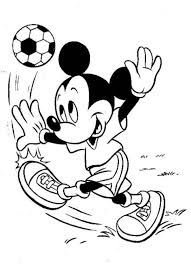 Mickey Mouse Soccer Coloring Pages Mickey Mouse Coloring Pages Cartoon Coloring Pages Disney Coloring Pages