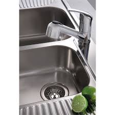 oliveri 1430mm double centre bowl