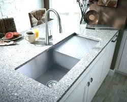 farmhouse kitchen sinks with drainboard