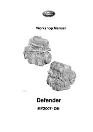 For example, a dirty maf sensor might be causing the car to overcompensate in its. 2007 Land Rover Defender Workshop Manual 6ngez1k2y6lv