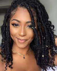 Short Goddess Locs Locs Hairstyles Faux Locs Hairstyles Natural Hair Styles