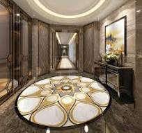 Wholesale Hall Flooring Design Waterjet Porcelain Tile ...