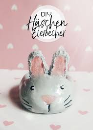 Oster Diy Susse Eierbecher Aus Modelliermasse Ella Mattsson Ostern Geschenke Basteln Eierbecher Geschenke Basteln