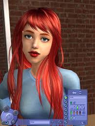 Queria fazer a Ariel da Pequena Sereia, mas acabei com uma Jenna Ortega  ruiva e de olhos azuis. A segunda foto é a inspiração que levou a essa  reviravolta inesperada. : r/sims2