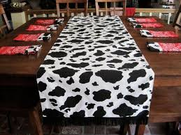 Reserved Listing For Lorrie Cow Print Table Runner Table Runner Animal Print Table Runner Table Runners Beautiful Table Settings Cow Print