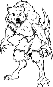 Teach your child how to identify colors and numbers and stay within the lines. Drawing Werewolf 100015 Characters Printable Coloring Pages