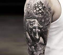 Bull Tattoo By Oscar Akermo Post 14855 Taurus Bull Tattoos Taurus Tattoos Bull Tattoos