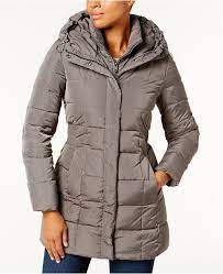 Cole Haan Hooded Down Puffer Coat Reviews Women Macy S Down Puffer Coat Puffer Coat Puffer Coat Style