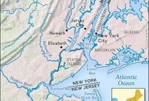 Image result for the part of the mouth or lower course of the river in which the rivers current meets the sea tide