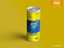 Free Soda Can Mockup Packaging Mockup Free Mockup Mockup